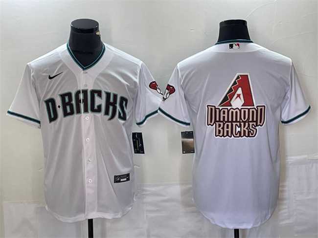 Men's Arizona Diamondbacks White Team Big Logo Cool Base Stitched Baseball Jerseys,We sell and wholesale Men's Arizona Diamondbacks White Team Big Logo Cool Base Stitched Baseball Jerseys on line form chian!